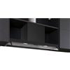 SIEMENS iQ300 LJ95BCC60 - Cappa in vetro trasparente, 90 cm, colore: Nero opaco