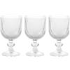 DI.MO Set 3 Calici Pillar CC 260 Vetro Trasparente