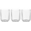 DI.MO Set 3 Bicchieri Pillar CC 260 Vetro Trasparente