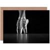 Wee Blue Coo CARD GREETING MONOCHROME BALLERINA DANCER SHOES GIFT