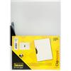 Idena 300593 - Cartella a clip per DIN A4, in polipropilene, bianco traslucido, cartella a clip, 1 pz.