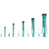 Medical Lume Srl Siringhe monouso 3 pezzi con ago - Luer, trasparenti con stantuffo verde, varie capacità (2 ml, 5 ml, 10 ml, 20 ml, 50 ml)- da 100 pezzi