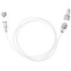 Medical Lume Srl Tubo di Estensione per Pompa da Infusione -Trasparente e Ambra, Monouso, Connettori Luer-Lock- conf singola da 50 pezzi