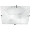 LUCE Ambiente Design Plafoniera Iside bianca 40 cm x 40 cm x 9 cm