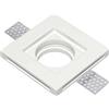 Faretto ad incasso Spirit quadrato 10x10x3 cm bianco