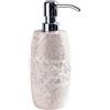 Dispenser per sapone liquido Carrara in marmo striato avorio