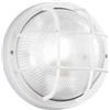 Plafoniera Turtle rotonda Ø18,5x10,5 cm bianco