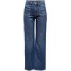 ONLY - Onljuicy Life HW Wide Pocket DNM 521noos, Jeans a Gamba Larga Donna