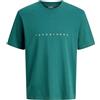 JACK & JONES Maglietta da Uomo Jjestar Jj Tee SS Noos, Profondo Atlantico, S