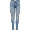 Only Onlblush Mid Sk Ank Raw Rea0730noos Jeans Skinny Donna