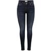 ONLY Onlkendell Life Reg Sk Ankle Tai865 Noos, Jeans Donna, Blu Jeans Scuro, 28W / 30L
