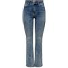 ONLY ONLMILA HW Flared DNM BJ13994 Noos, Jeans Elasticizzati Donna, Medium Blue Denim, 25/32