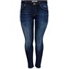 Only Carmakoma - Carwilly Life Reg SK Ank Raw Rea4342noos, Jeans Donna