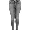 Only Carmakoma Jeans da Donna, Grigio Denim., 52W x 32L