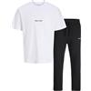 JACK & JONES Jornorrebro EMB Tee Set Pack MP, Nero, S (Pacco da 3) Uomo