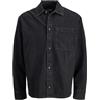 JACK & JONES Camicia In Jeans Wide Fit | Wide Fit, Washed, Maniche lunghe, Casual, Temperatura massima di 40°C ciclo molto delicato