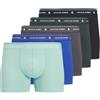 Jack & Jones Jacron Solid Trunks 5 Pack Jacron Solid Trunks 5 Pack Uomo (Pacco da 5)