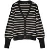 Vero Moda Vmlea LS V-Neck Cuff Cardigan Noos, Nero, S