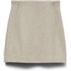VERO MODA VMFORTUNEALLISON HW GA Noos - Pantaloncini da Sci, Silver Mink/Dettagli: Melange, L