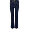Only - Kogjuicy Reg Wide Leg Azg211 DNM Noos, Only Jeans Ragazza Gamba Larga KOGJUICY Vita Media Ampia Taglio Gamba Jeans Donna