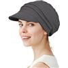 Alnorm Cappello da baseball da donna in bambù super morbido e traspirante, grigio scuro, Taglia unica