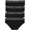 Victoria's Secret - Intimo hipster da donna, in cotone, a copertura moderata, confezione multipla (XS-XXL), nero, XS