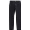 gas Jeans Stretch Sax Zip Rev b1075 14bm Black Denim