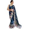 TRAFAART Ethnic Designer Saree Per Donna Sari Di Bollywood Con Ricamo In Georgette Con Pezzo Di Camicetta Non Cucito
