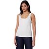 Amazon Essentials Canotta Henley da Donna a Costine Slim Fit, Grigio Chiaro, L