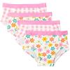 Amazon Essentials Mutandine da Apprendimento in Cotone Unisex - Bambini e ragazzi, Confezione da 4, Gingham/Fiori, 104