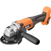 AEG - Smerigliatrice wireless da 125 mm 18 Volt [PRO18V] - Cambio lama senza attrezzi - Viene fornito con un alloggiamento e un disco (senza batteria) - BEWS18-125X2-0