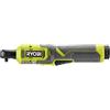 RYOBI RR14W4-120G, Avvitatore a Cricchetto con Batteria 4V USB al Litio 2.0Ah, Ideale per Avvitare e Svitare Piccoli Bulloni e Dadi, Velocità 210 giri/min, Velocità Regolabile, Cavo USB Incluso