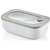 Guzzini Kitchen Active Design Contenitore Ermetico Rettangolare per Frigo/Freezer/Forno a Microonde, Spalvieri & Del Ciotto, 20 x 12 x h7 cm, 900 cc, Grigio