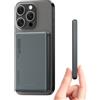 Kuulaa Mag-Safe Powerbank 10000 mAh, ultra sottile con ricarica rapida da 20 W, uscita e ingresso USB-C, batteria esterna magnetica, compatibile con iPhone serie 16/15/14/13/12