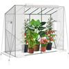 Velway Serra da Giardino da Esterno Impermeabile 200x79x170/141cm
