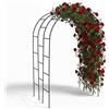 Relaxdays Arco per Rose, Ferro, HLP: 240x140x110 cm, da Giardino XXL, Profondo Piante rampicanti