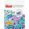 Siser Carta Adesiva Stampabile A4 - 10 fogli vinile TRASPARENTE (clear) per stickers - carta adesiva waterproof compatibile con stampanti inkjet e plotter da taglio