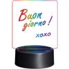EUROMARKETING 90 S.R.L. EURO MARKETING MANUFACTURING PLEXY LIGHT LAVAGNA RETTANGOLO - Lampada LED multicolore, in plexyglass