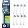 Oral-B oral Oral B, testine di ricambio per spazzolino elettrico Pro Cross Action a forma di X e setole angolate per una rimozione più profonda della placca, confezione da 8.