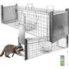 Petigi Gabbia Trappola per Animali Talpa Ratto Mouse Topo Nutria 120 x 34 x 34 cm Petigi