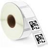 BETCKEY - 1 Rotolo S0929120 Etichette, 25mm x 25mm, 750 Etichette Multiuso Utilizzo per LabelWriter 450 4XL NON per 550 o 5XL