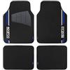 Sparco - Tappetino in Moquette Corsa, Blu