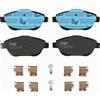TRW GDB1926 Pastiglie Freno Set di 4 para Citroen C3 III (SX) 2016 - Assale anteriore e Altri Veicoli