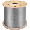 VEVOR Cavo in acciaio inossidabile 316 Cavo in acciaio 1/8" 1x19 Fune metallica 150 m/500 piedi Cavo per ringhiere Cavo metallico per ringhiere Ringhiere per terrazze Balaustre fai da te (150 m)