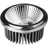 V-Tac VT-1121 Faretto led spot AR111 lampadina 20W GX53 12v luce bianco naturale 4000K COB riflettore da 20° e 40° sku 212793