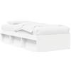 vidaXL Struttura letto con contenitore, bianco, 80 x 200 cm, materiale a base di legno