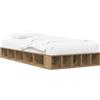 vidaXL Letto matrimoniale con contenitore, struttura in legno massello di quercia, 80 x 200 cm, marca vidaXL