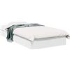 vidaXL Struttura letto con contenitore, bianco, 80 x 200 cm, materiale a base di legno