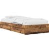 vidaXL Struttura letto con contenitore in legno di recupero 80 x 200 cm in materiale composito