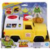 TOYS ONE Fisher-Price Imaginext JLC36 Toy Story Pizza Planet Truck con Buzz Lightyear Alien Playset